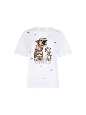 Liu jo T-shirt Bianco dudes LiuJo WA6331 JS904-P9272