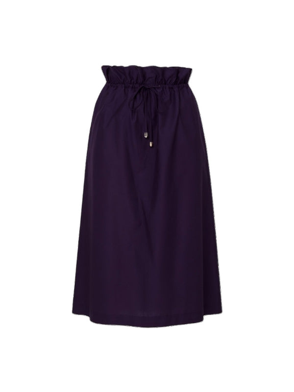 Liu Jo Gonna Midi Donna Nera in Cotone WA6353 T4853-22222