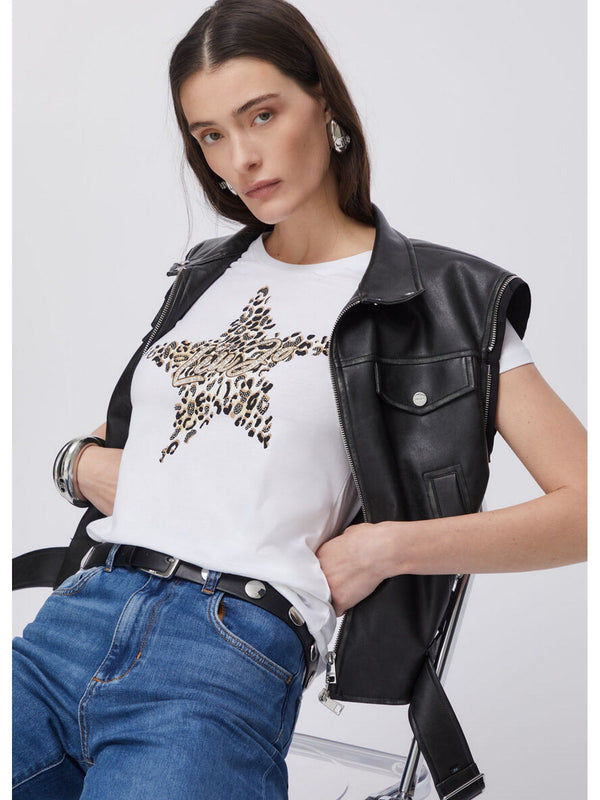 Liu jo T-shirt Bco/LiuJo star anima WA6493 JS923-P9656