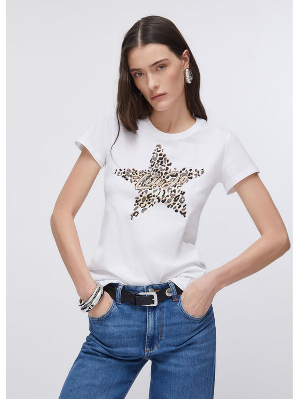 Liu jo T-shirt Bco/LiuJo star anima WA6493 JS923-P9656