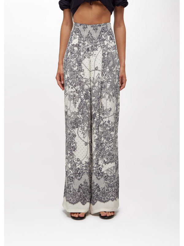 Blugirl Pantalone tessuto Laceland RA6128T523A-P9401