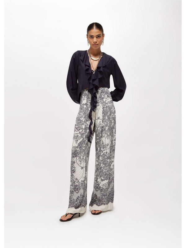 Blugirl Pantalone tessuto Laceland RA6128T523A-P9401