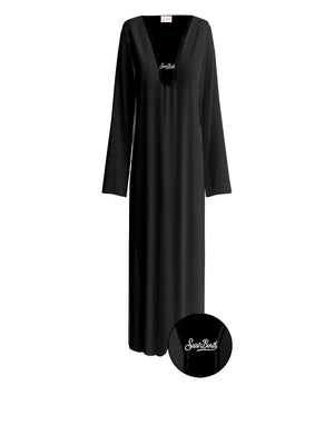 Mc2 Saint Barth Long Caftano Aghata Plate Georgette 00 - Agh0002