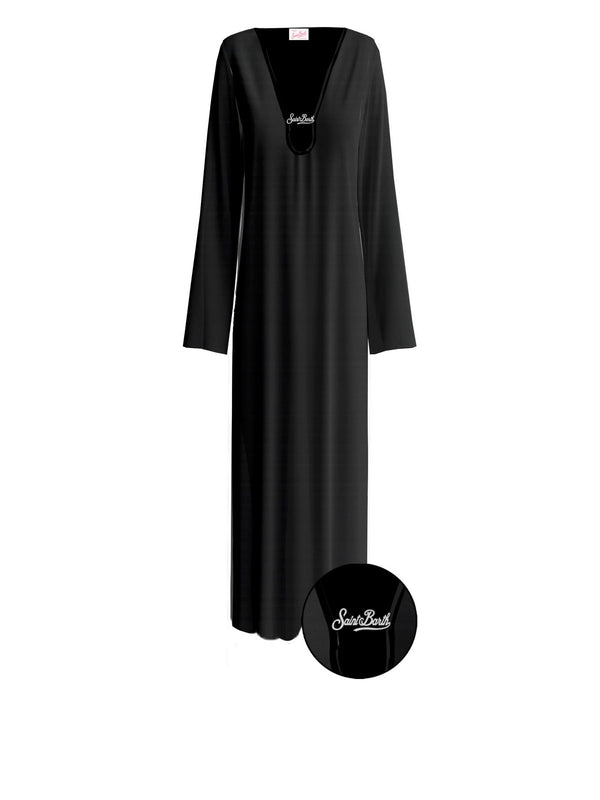 Mc2 Saint Barth Long Caftano Aghata Plate Georgette 00 - Agh0002