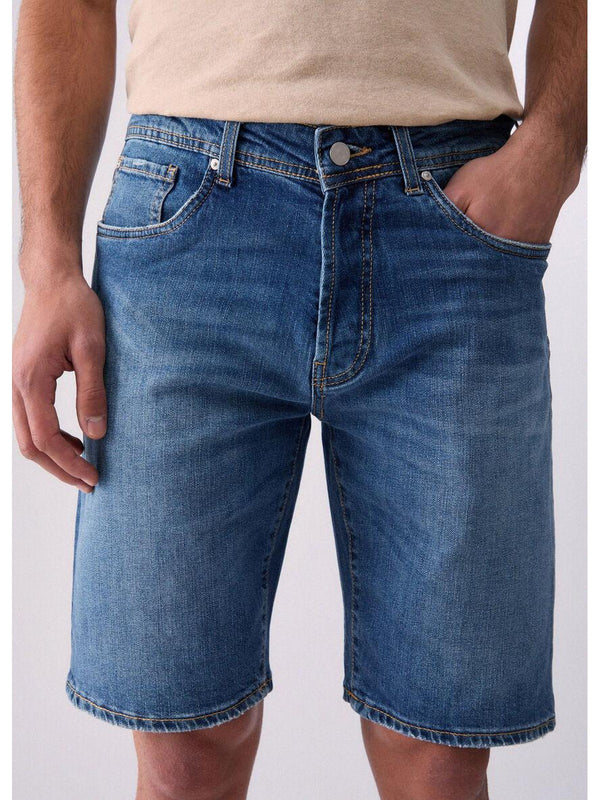 Liu Jo uomo Pantalone denim JEANS BERM BRUCE Den.Blue medium wash QXX097D4952 -77486