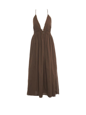 Ottodame DRESS DA5367 2236 CIOCCOLATA