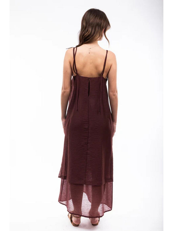 Ottodame DRESS DA5376 2369 MERLOT