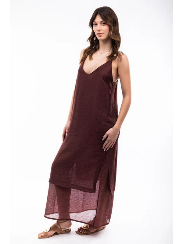 Ottodame DRESS DA5376 2369 MERLOT