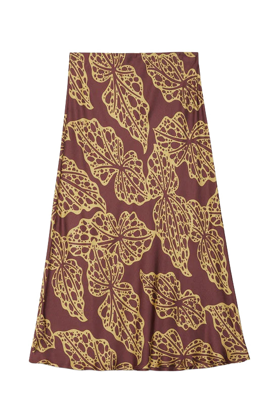 Ottodame SKIRT DN6306 2387 MERLOT/CAMOMILLA