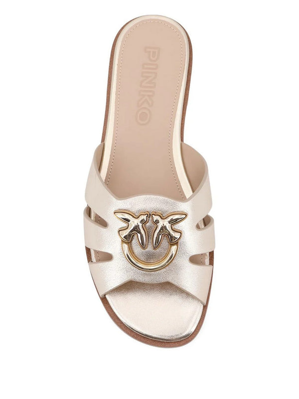 MILLY 04 - SLIPPER LAMINATED NAPPA PLATINUM