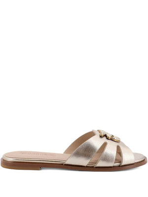 MILLY 04 - SLIPPER LAMINATED NAPPA PLATINUM