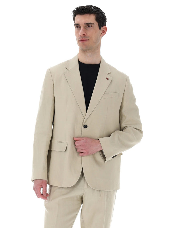 Liu Jo uomo GIACCA BLAZER LINO Uomo Primavera/Estate 2026 White pepper