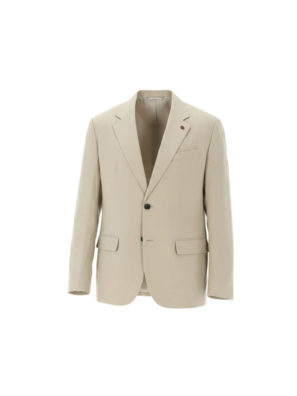 Liu Jo uomo GIACCA BLAZER LINO Uomo Primavera/Estate 2026 White pepper