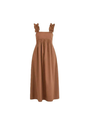 Liu Jo Abito Donna Tabacco con Fiocco sul Retro CA6278 TS246