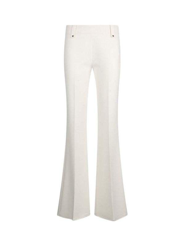 Liu Jo Pantalone Donna Lungo Bianco a Gamba Ampia | WA6120 T2527-X0727