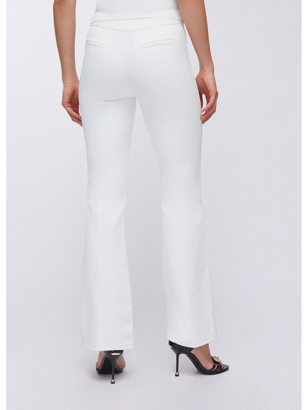 Liu Jo Pantalone Donna Lungo Bianco a Gamba Ampia | WA6120 T2527-X0727