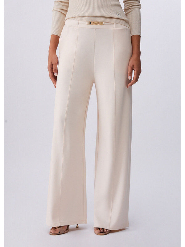 Liu Jo Pantalone Donna Lungo in Jersey Rosa Cipria TA6026 JS182