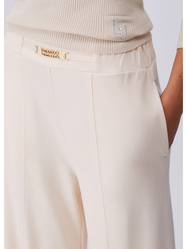 Liu Jo Pantalone Donna Lungo in Jersey Rosa Cipria TA6026 JS182