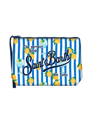 Mc2 Saint Barth Pochette Aline Gin Tonic Lemon Stripes 17 - Alin001