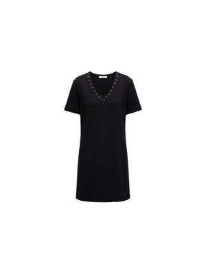 Liu Jo Abito Donna Nero in Jersey Tinta Unita TA6296 J3855