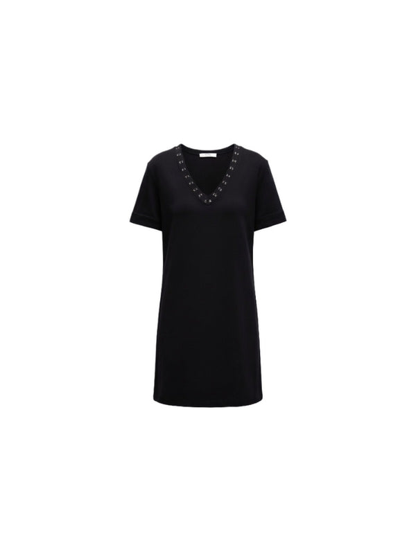 Liu Jo Abito Donna Nero in Jersey Tinta Unita TA6296 J3855