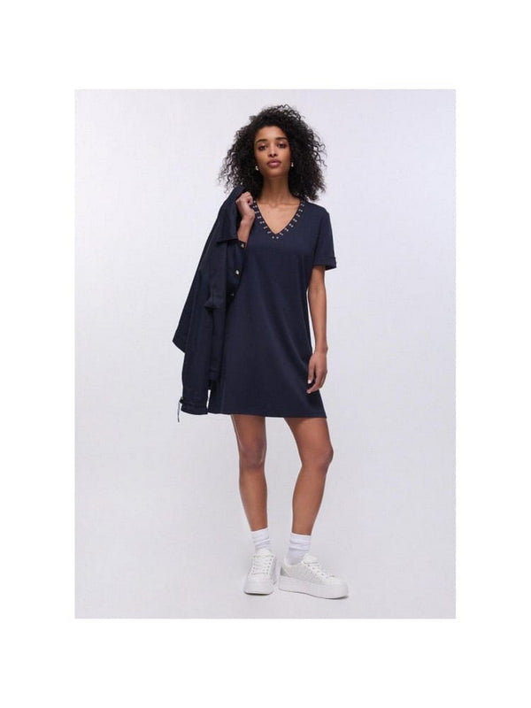 Liu Jo Abito Donna Nero in Jersey Tinta Unita TA6296 J3855