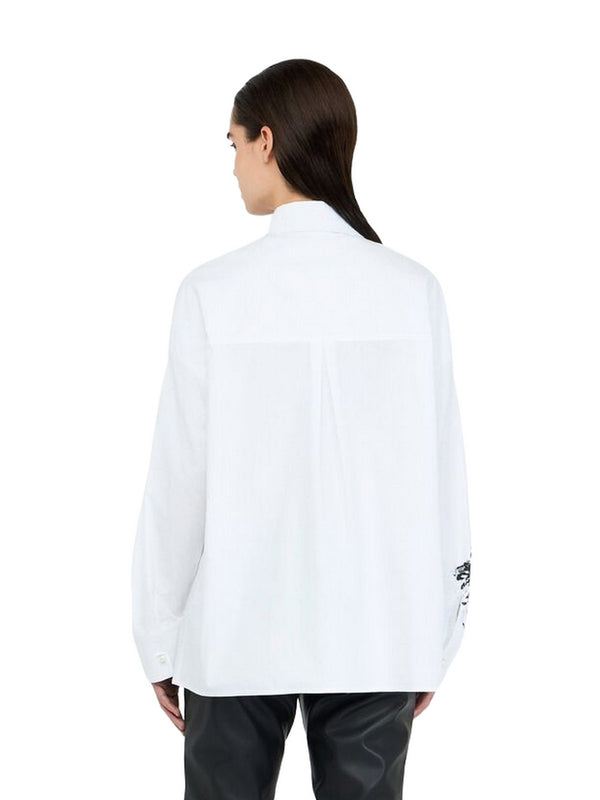 Camicie Donna Liu Jo - Camicia in cotone con stampa - Bianco