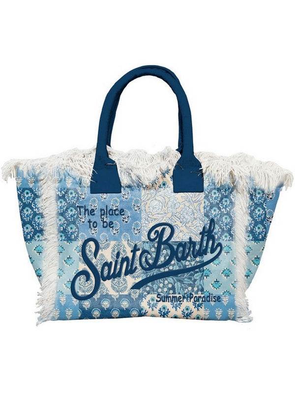 Borse a spalla Donna Mc2 Saint Barth - Borsa A Spalla Vanity Con Stamp Radical Patch 3161 - Azzurro