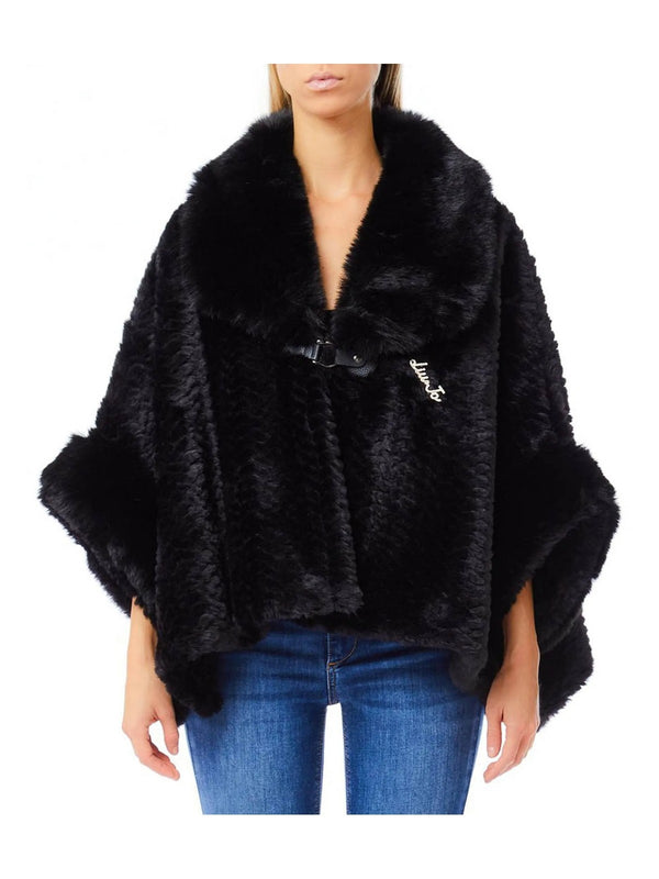 Pellicce Donna Liu Jo - Cappa In Pelliccia Sintetica - Nero