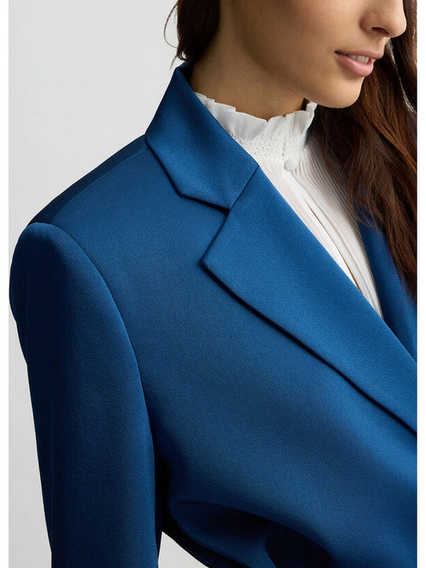 Giacche Donna Liu Jo - Blazer blu con cintura - Blu