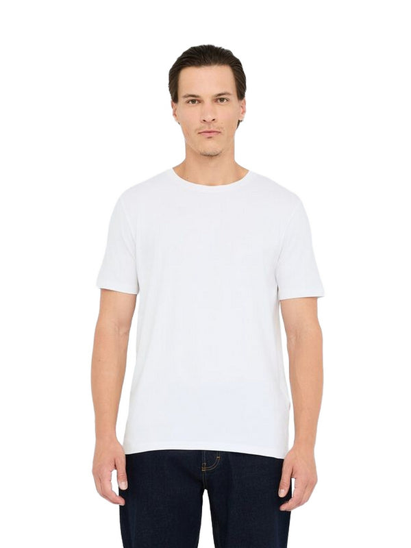 T-shirt Uomo LIU JO UOMO - T-shirt in cotone - Bianco