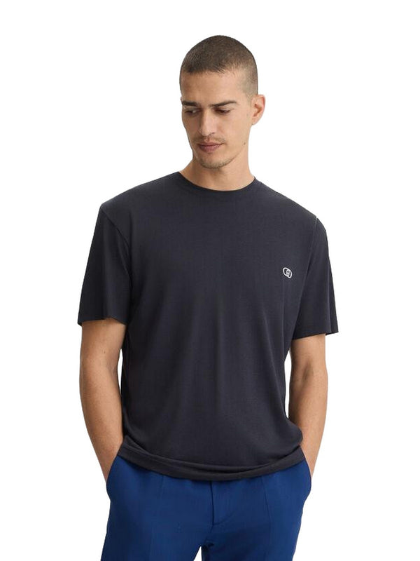 T-shirt Uomo LIU JO UOMO - T-shirt con logo - Blu