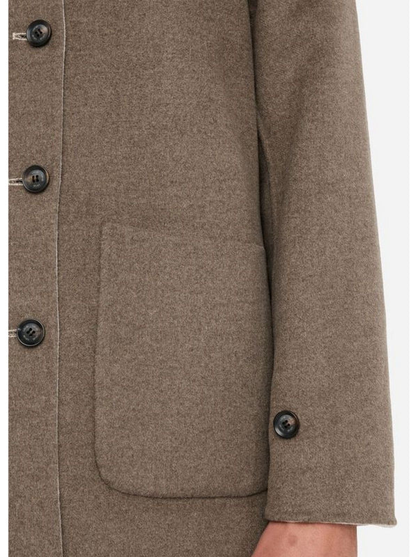 Cappotti Uomo LIU JO UOMO - Cappotto reversibile in lana - Beige
