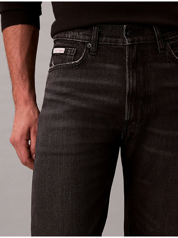 Jeans Uomo Calvin Klein - Jeans Straight Standard - Nero