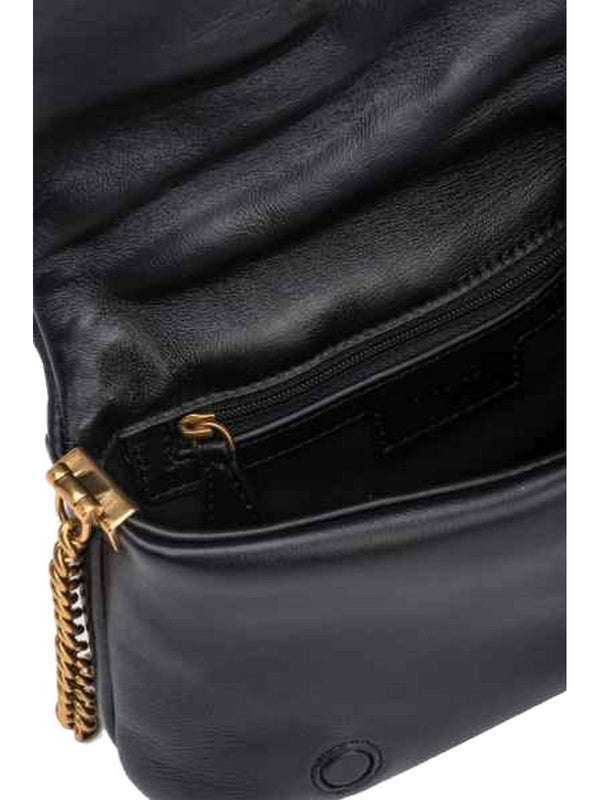 Borse a tracolla Donna Pinko - Baby Love Bag Click Puff Nappa - Nero