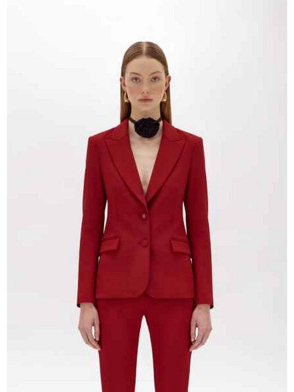 Giacche Donna Blugirl - Giacca Blazer In Crêpe Stretch - Rosso