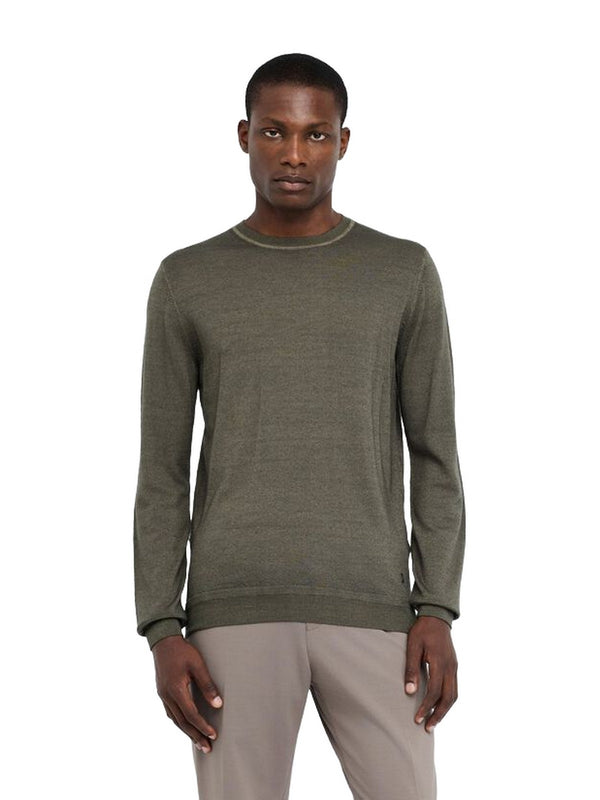 Maglie Uomo LIU JO UOMO - Maglia 100% lana merino - Verde