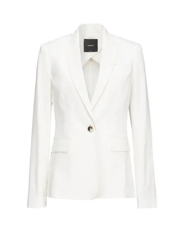 Giacche Donna Pinko - Equilibrato Giacca - Bianco