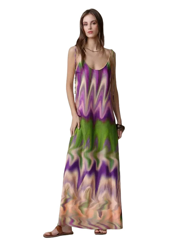 Vestiti casual Donna Me Fui - Vestito lungo Donna - Viola