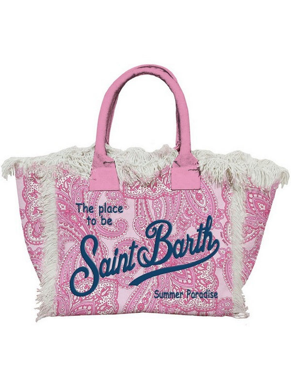 Borse a spalla Donna Mc2 Saint Barth - Borsa A Spalla Vanity Con Stampa Cachemire Vibe 21 - Rosa