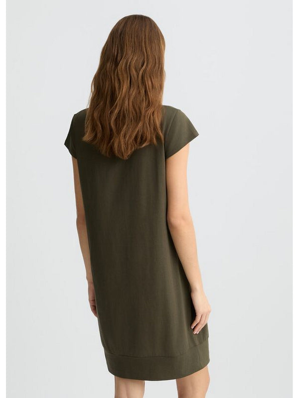 Vestiti casual Donna Liu Jo - Abito corto con logo - Verde