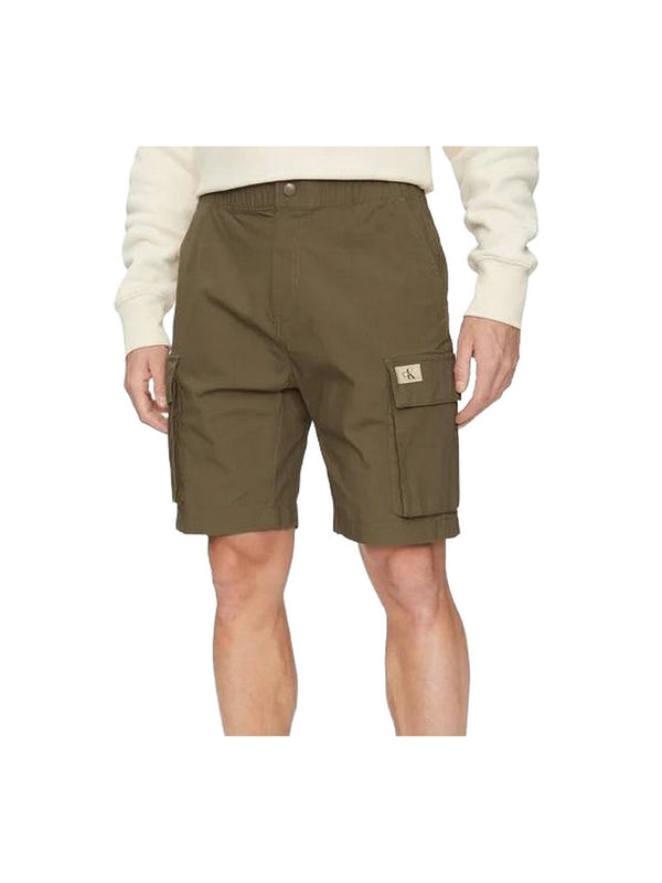 Bermuda Uomo Calvin Klein - Bermuda Cargo - Verde militare