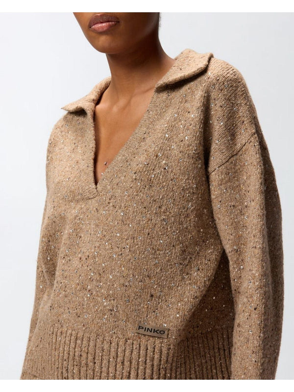 Maglie Donna Pinko - Nibani Polo - Beige