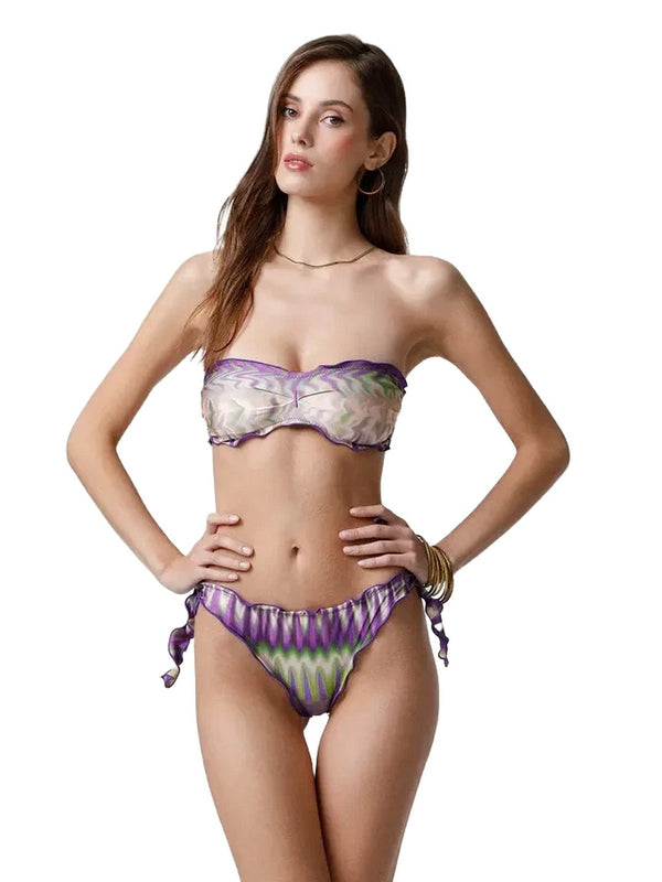 Coordinati Donna Me Fui - Bikini Donna Me fui Fascia con slip regolabile - Multicolore