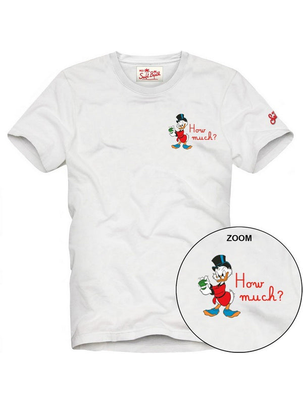 T-shirt Uomo Mc2 Saint Barth - T-Shirt Scrooge - Bianco