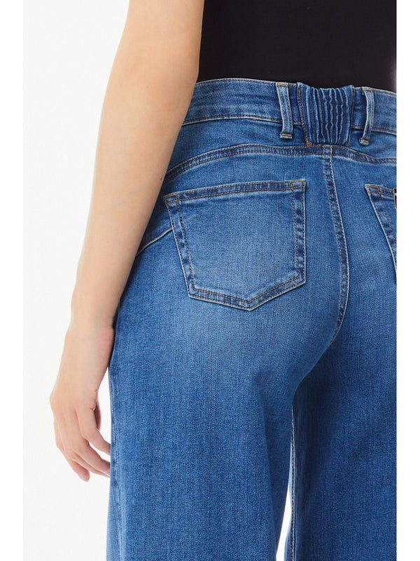 Jeans Donna Liu Jo - Jeans flare a vita alta - Denim