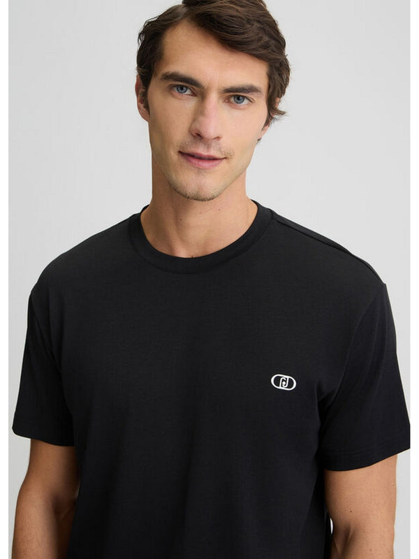 T-shirt Uomo LIU JO UOMO - T-shirt con logo - Nero