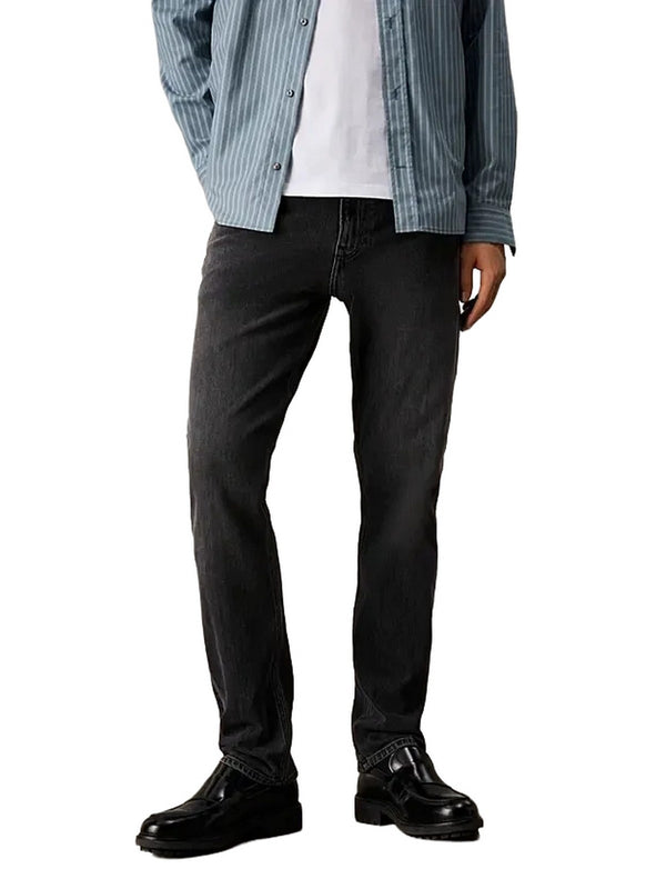 Jeans Uomo Calvin Klein - Slim Straight Jeans - Nero