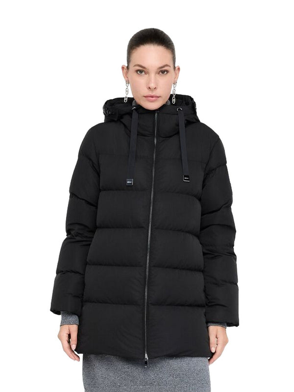 Piumini Donna Liu Jo - Piumino con ricami gioiello - Nero