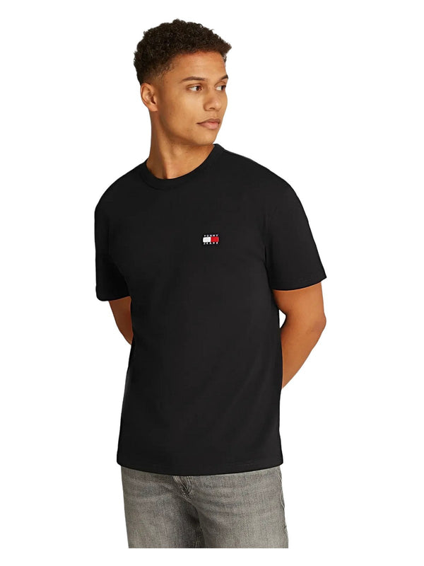 T-shirt Uomo Tommy Hilfiger - t-shirt BADGE LOGO - Nero